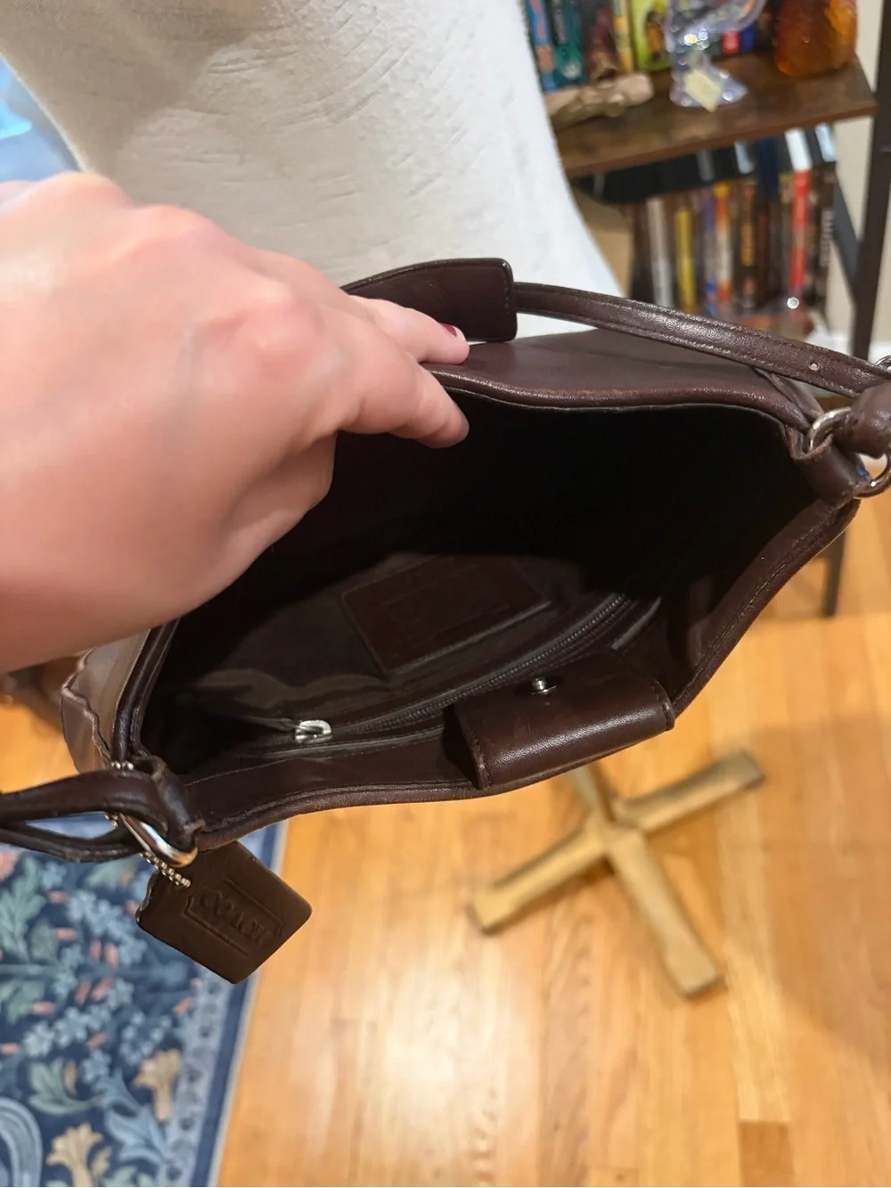 Vintage Brown Coach Ergo Demi Bag - 8319